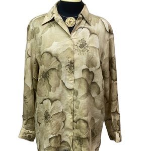 Liz Claiborne Linen Blouse